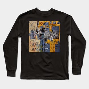 Basquiat Inspired Art Long Sleeve T-Shirt